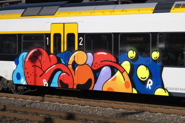 Graffiti Train - Photo by ShrotterSpotter - germany (2015)