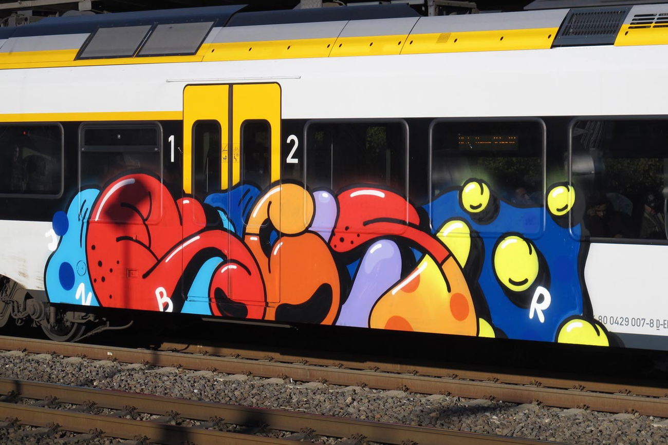Graffiti Train - Photo by ShrotterSpotter - germany (2015)