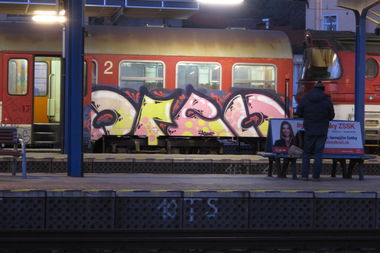 Graffiti Train - Photo by ShrotterSpotter - bratislava (2015)