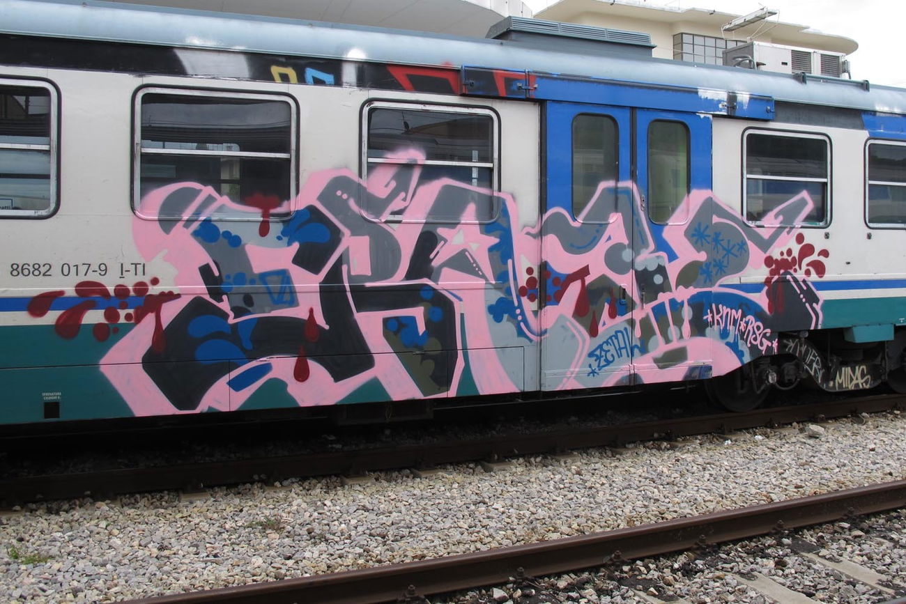 Graffiti Train - Photo by ShrotterSpotter (2015)