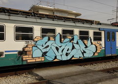 Graffiti Train - Photo by ShrotterSpotter - italy (2016)
