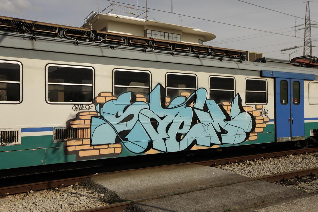 Graffiti Train - Photo by ShrotterSpotter - italy (2016)