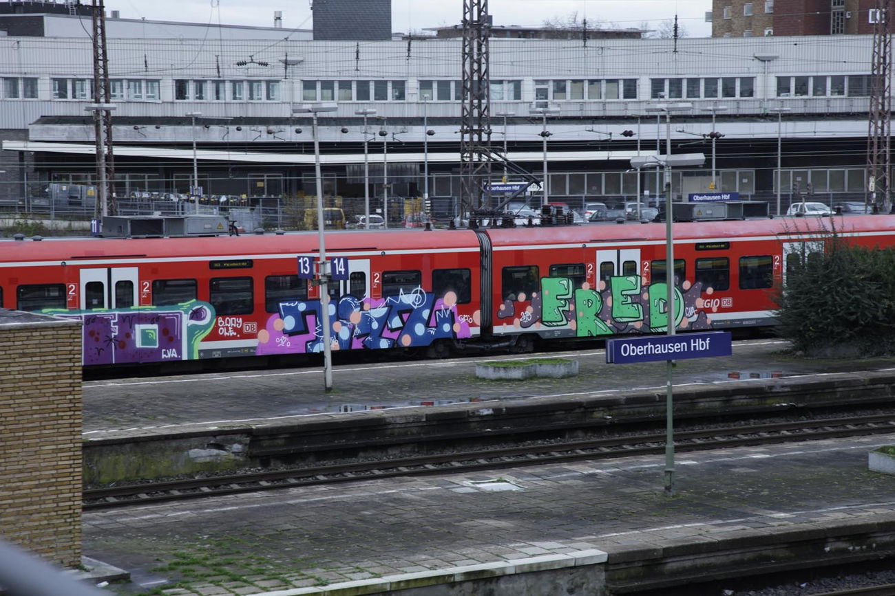 Graffiti Train - Photo by ShrotterSpotter - germany, pott