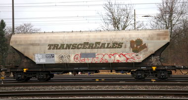 Graffiti Train - Photo by ShrotterSpotter - Danny, transcereales, ris (2014)
