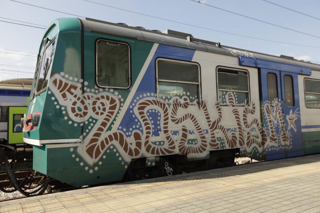Graffiti Train - Photo by ShrotterSpotter - italy (2016)