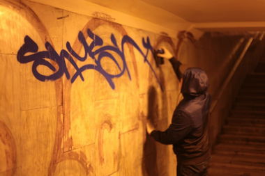 Graffiti Bombing - Photo by Shysh - shysh