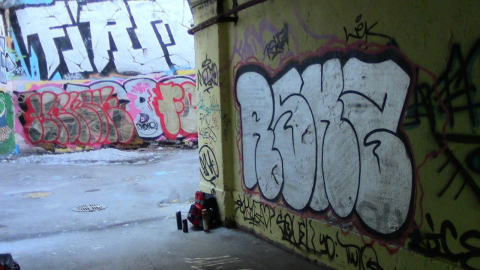Graffiti Bombing in St.Petersburg - Photo by SiQuel - RSKZ, SiQuel, Skyzo (2013)