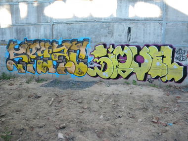 Graffiti Wall in Volkhov - Photo by SiQuel - skyzo, siquel, graffiti (2013)