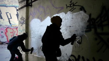 Graffiti Bombing in St.Petersburg - Photo by SiQuel - skyzo, siquel, rskz (2013)