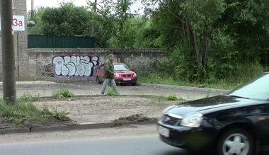 Graffiti Bombing in Volkhov - Photo by SiQuel - rskz, siquel, twio (2013)
