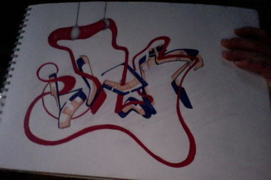 Graffiti Wall - Photo by Sibbedyhartha - Blutkreislauf