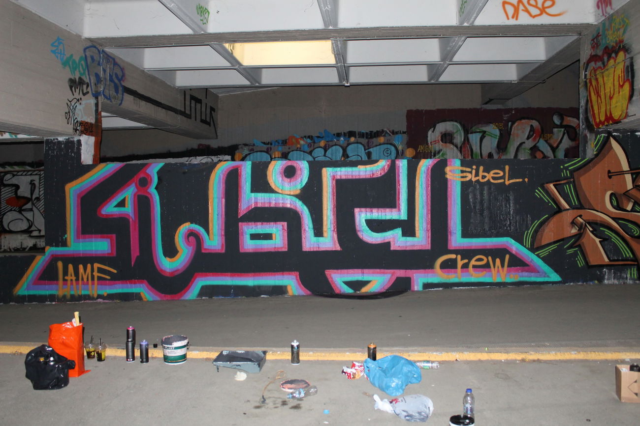 Graffiti Wall - Photo by Sibel (2015)