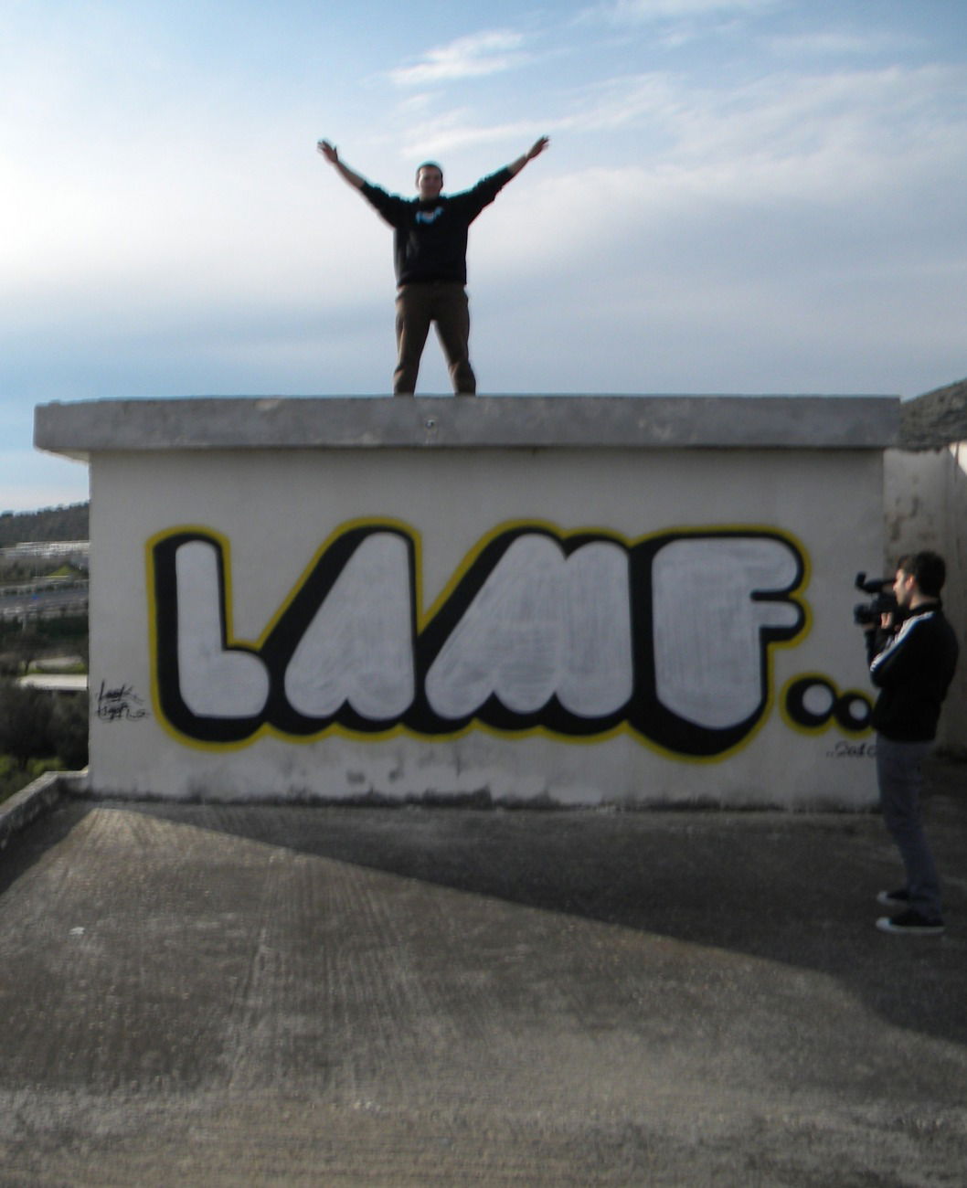 Graffiti Wall in Liosia greece - Photo by Sibel (2010)
