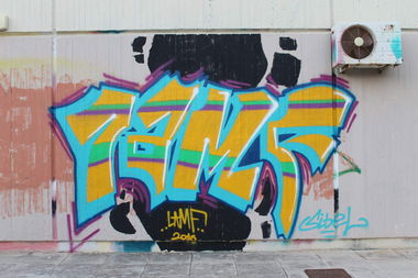 Graffiti Bombing - Photo by Sibel - sibel, lamf, crew (2016)