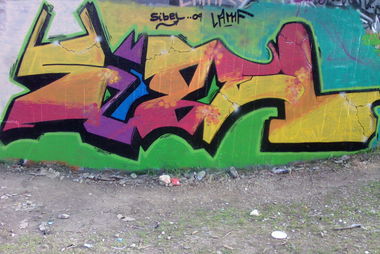 Graffiti Wall - Photo by Sibel (2009)