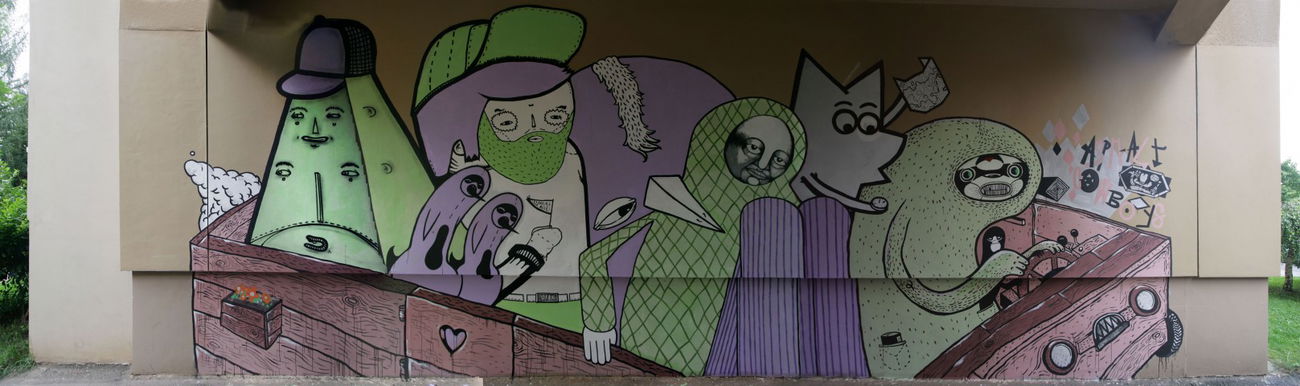 Graffiti Wall in Dresden - Photo by Sichtbetong - dresden, prohlis, sichtbeton (2010)