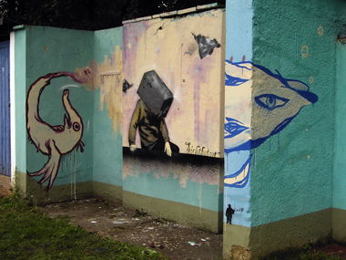 Graffiti Wall in Dresden - Photo by Sichtbetong - dresden, graffiti, sichtbeton (2010)