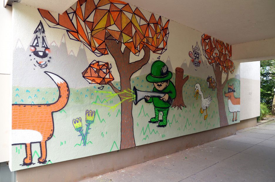 Graffiti Wall in Dresden - Photo by Sichtbetong - dresden, prohlis, sichtbeton (2011)