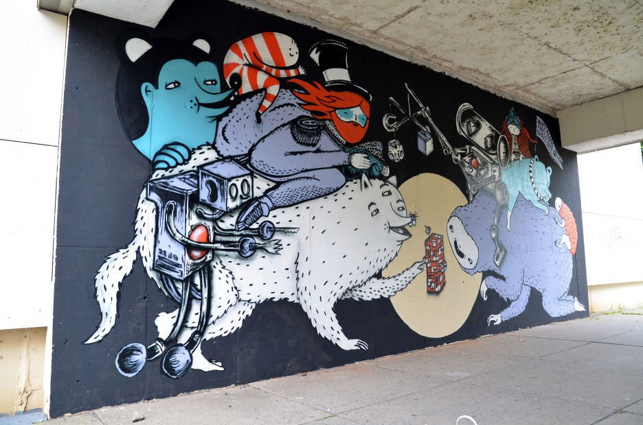 Graffiti Wall - Photo by Sichtbetong - dresden, prohlis, sichtbeton (2011)