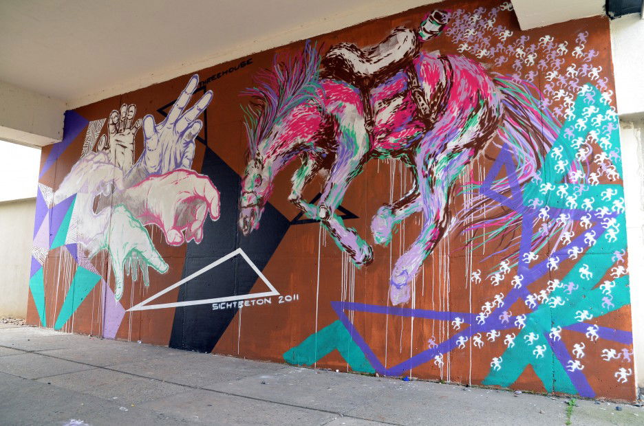 Graffiti Wall - Photo by Sichtbetong - dresden, prohlis, sichtbeton (2011)