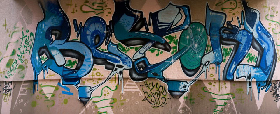 Graffiti Wall - Photo by Sichtbetong - dresden, sichtbeton, prohlis (2011)