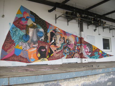 Graffiti Wall - Photo by Sichtbetong - dresden, sichtbeton, prohlis (2011)