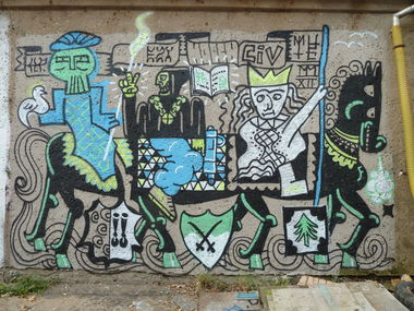 Graffiti Street Art - Photo by Sichtbetong - dresden, sichtbeton, industriegelände (2012)