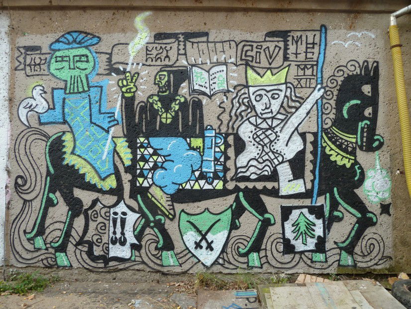 Graffiti Street Art - Photo by Sichtbetong - dresden, sichtbeton, industriegelände (2012)