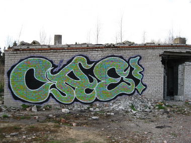 Graffiti Wall in St.Petersburg - Photo by Sign_of_life (2013)