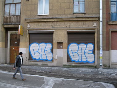 Graffiti Bombing in St.Petersburg - Photo by Sign_of_life (2013)