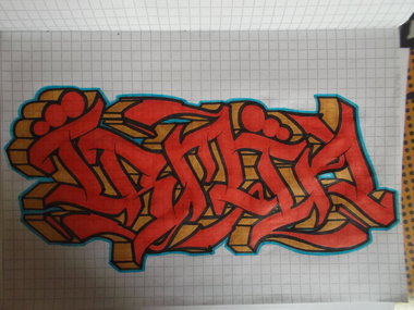 Graffiti Sketch - Photo by Silberjunge795 - Irmin, Sketch