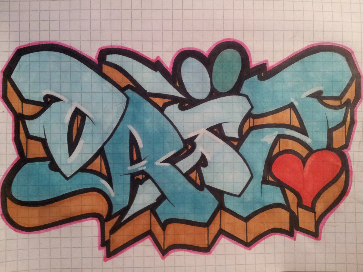 Graffiti Sketch - Photo by Silberjunge795 - Driz, Dris, Sketch