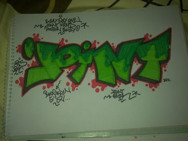 Graffiti Sketch - Photo by Silkoner - joint