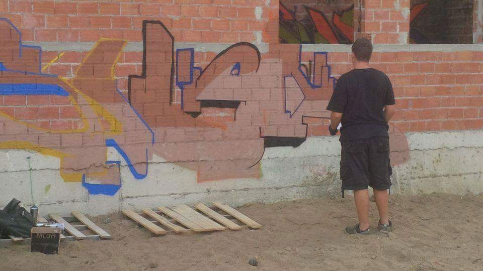 Graffiti Wall in Trikala - Photo by SilokGR (2015)