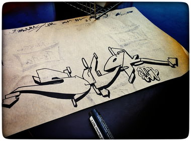 Graffiti Sketch - Photo by SilokGR (2015)