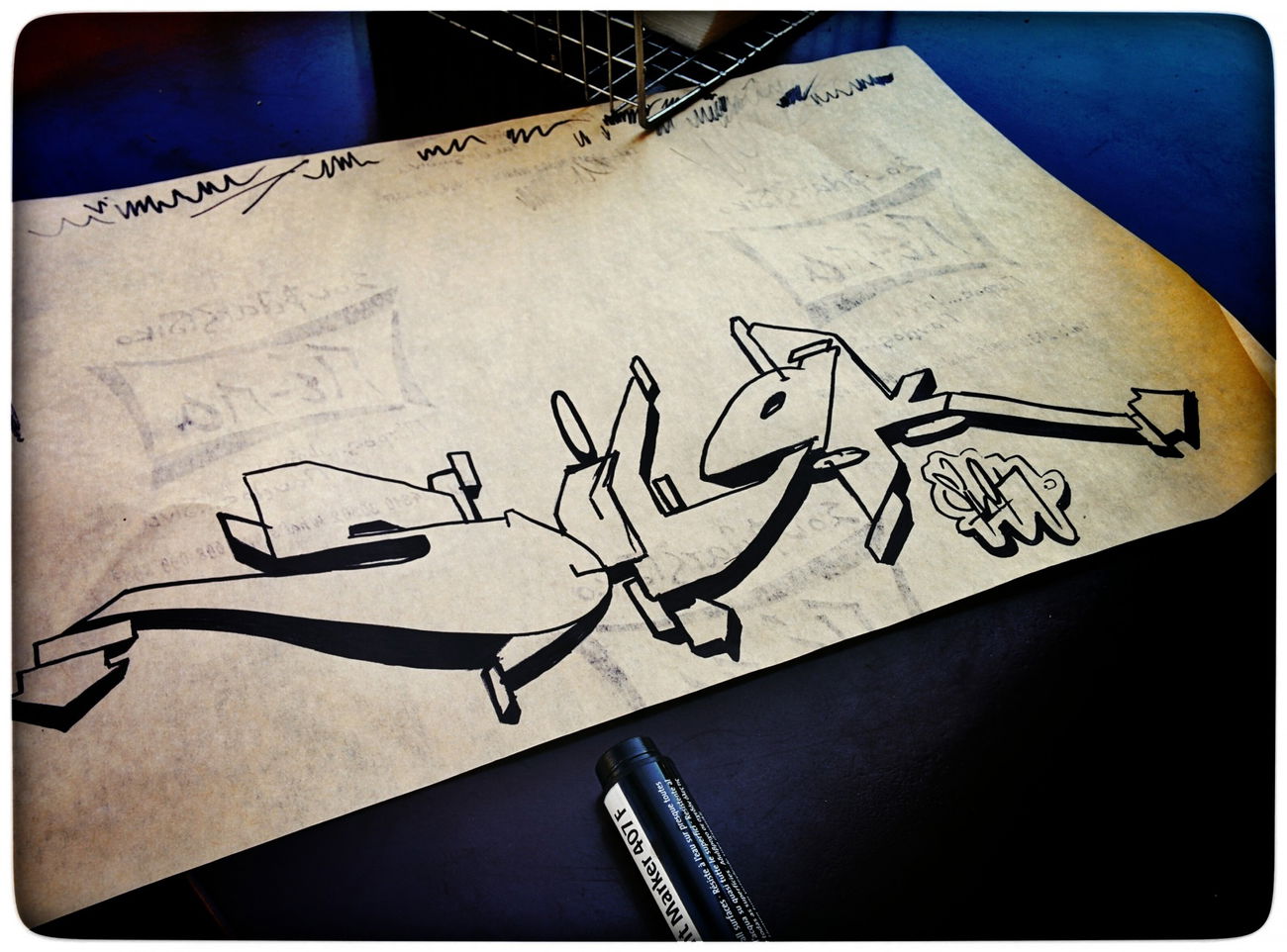 Graffiti Sketch - Photo by SilokGR (2015)