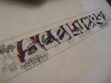 Graffiti Sketch - Photo by Silverone1