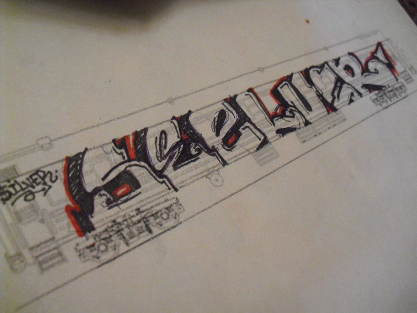 Graffiti Sketch - Photo by Silverone1