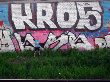 Graffiti Wall - Photo by Silverone1