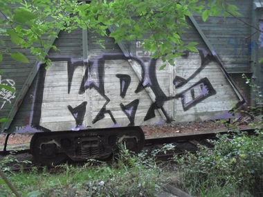 Graffiti Train - Photo by Silverone1 - krs (2013)