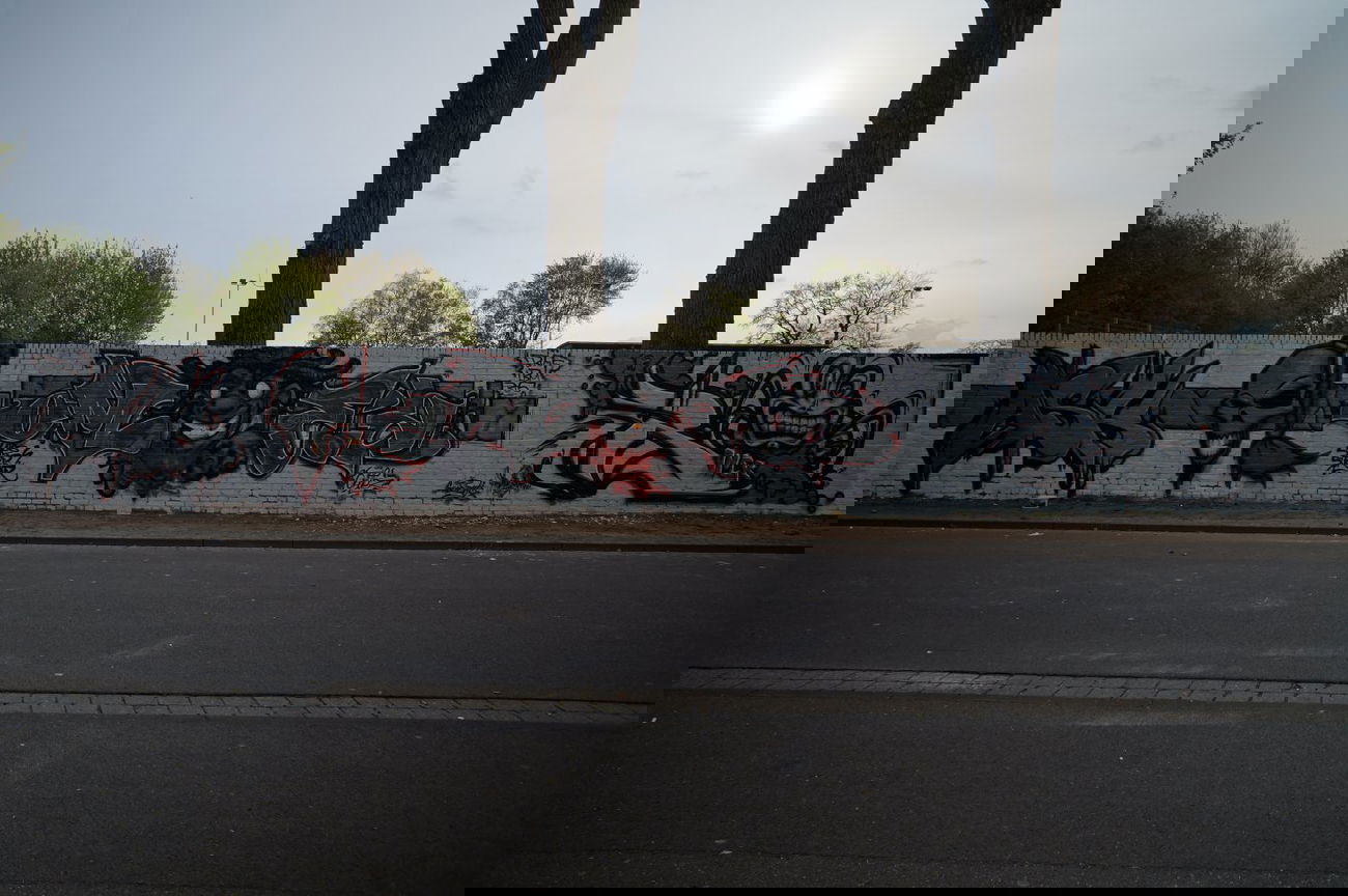 Graffiti Wall in Dinslaken - Photo by Silversurfer - Omez, Ask, Reik