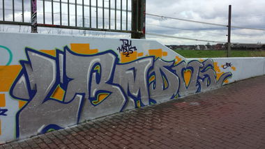 Graffiti Bombing - Photo by Silversurfer - LBM, omez, mdvs (2014)