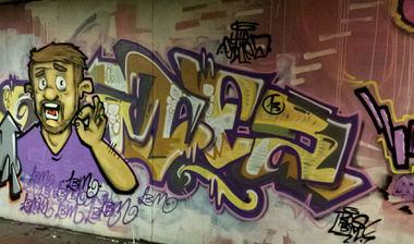 Graffiti Wall - Photo by Silversurfer - omez, lbm, Tags (2013)