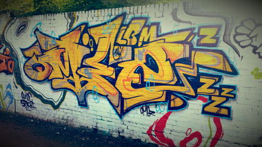 Graffiti Wall - Photo by Silversurfer - omez, lbm, dinslaken (2014)