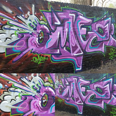 Graffiti Wall - Photo by Silversurfer - omez, uad, ros (2015)