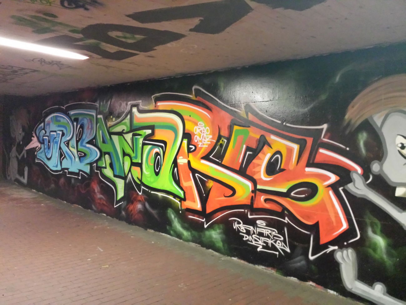 Graffiti Wall - Photo by Silversurfer - urbanartsdinslaken, omez, oreo (2015)