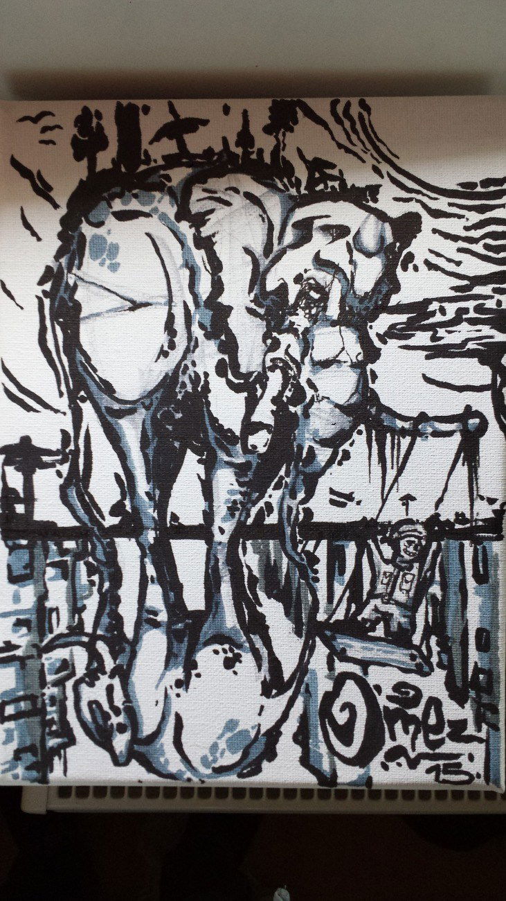 Graffiti Sketch - Photo by Silversurfer - omez, lbm, uad (2015)