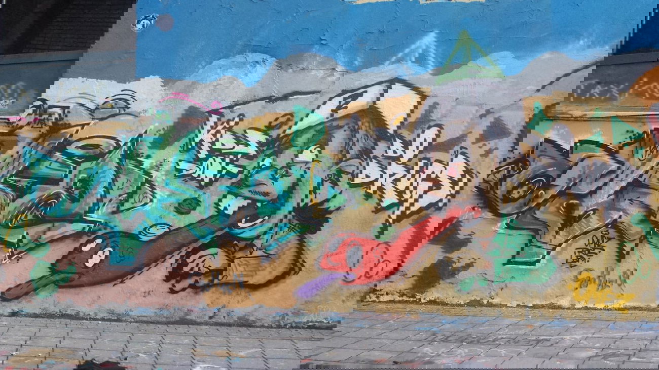 Graffiti Wall - Photo by Silversurfer - omez, cologne, lbm (2014)