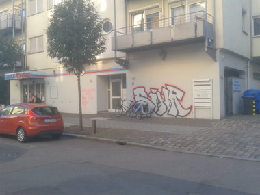 Graffiti Bombing - Photo by Sinr - sinr, nbc, new (2013)