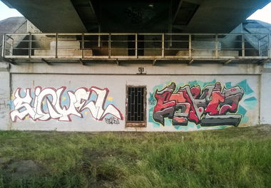 Graffiti Wall - Photo by Siquelrskzcrew - siquel, eskyz (2016)